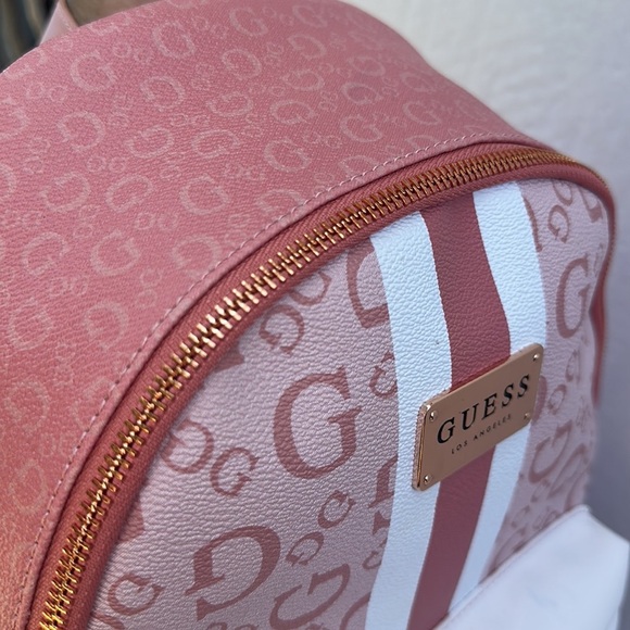 New GUESS Ella Faux Leather Backpack - Picture 8 of 9